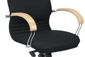 Fotel Nova Wood – Klasyka spotyka nowoczesną ergonomię w Twoim biurze