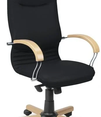 Fotel Nova Wood – Klasyka spotyka nowoczesną ergonomię w Twoim biurze